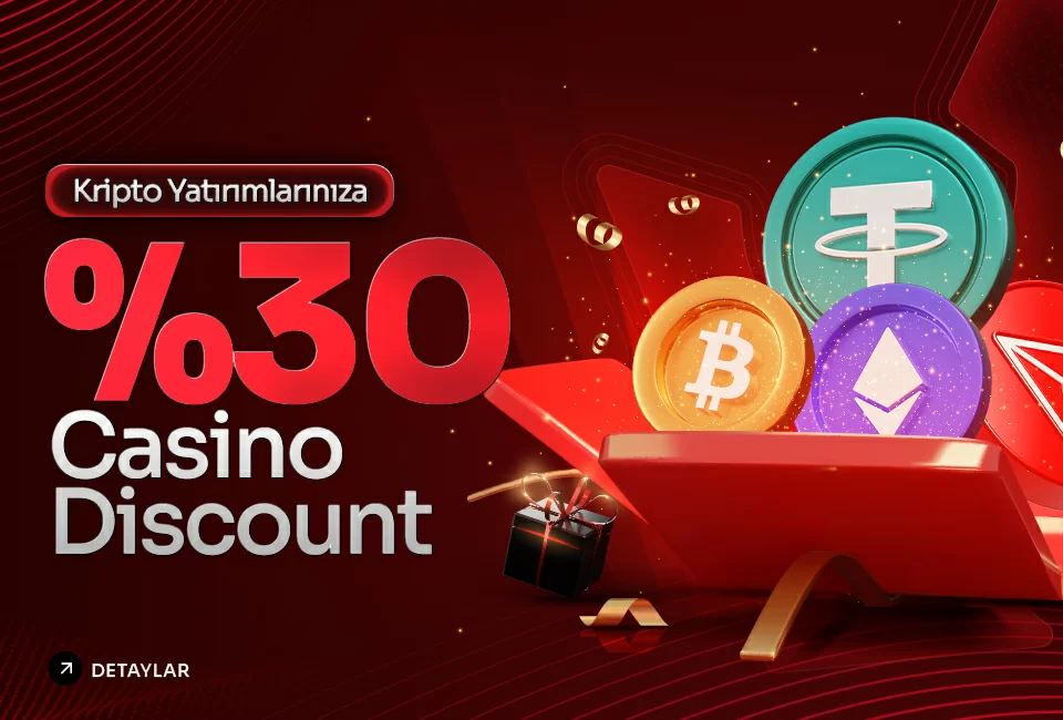 %30 KRIPTO CASINO DISCOUNT