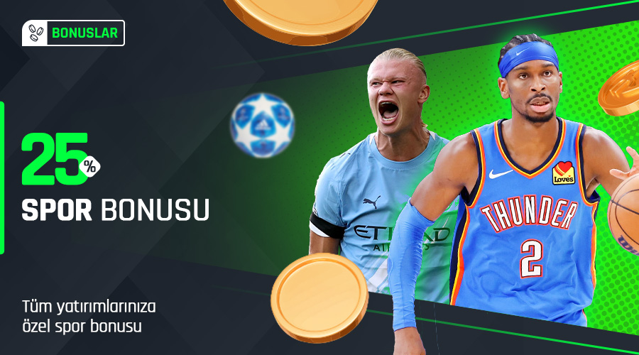%25 Spor Bonusu
