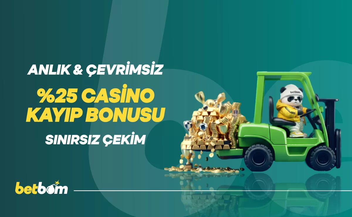 %25 ANLIK CASİNO KAYIP BONUSU