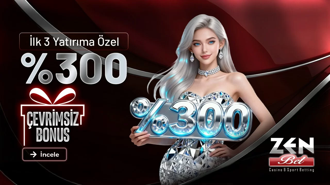 İLK 3 YATIRIMA ÖZEL %300 ÇEVRİMSİZ BONUS