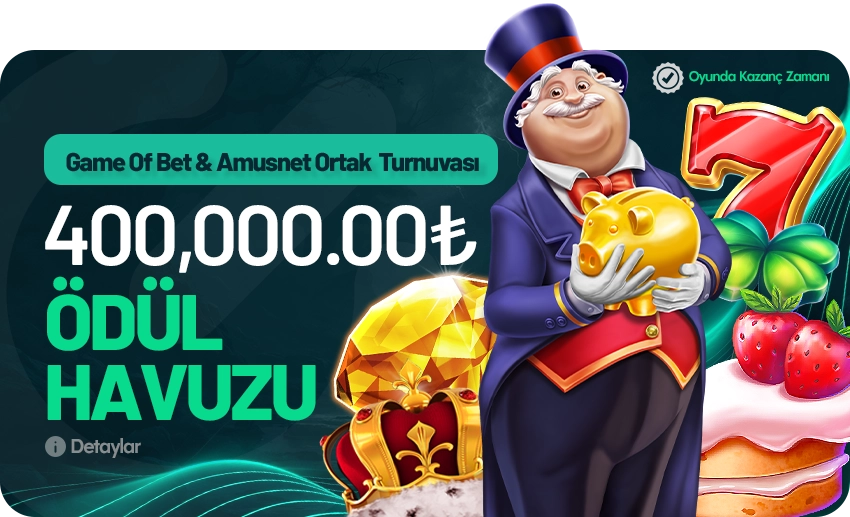 400.000₺ ÖDÜLLÜ AMUSNET TURNUVASI