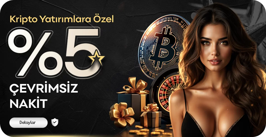 KRİPTO YATIRIMLARA %5 ÇEVRİMSİZ NAKİT